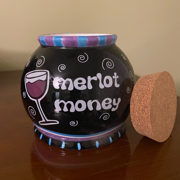 GANZ BELLA CASA CERAMIC MONEY JAR - Picture 3 of 4